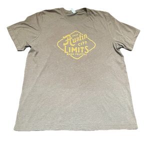 Austin City Limits Band T-shirt ACL Fest Brown 2022 Adult Sz XL RHCP P!nk SZA